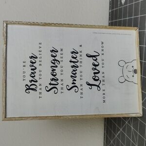 Disney Winnie The Pooh Black and White Inspirational Art & Decals Wall Decor